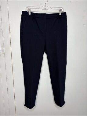 Talbots Pants Womens 10 Petite Hampshire Ankle Navy Career Work Office